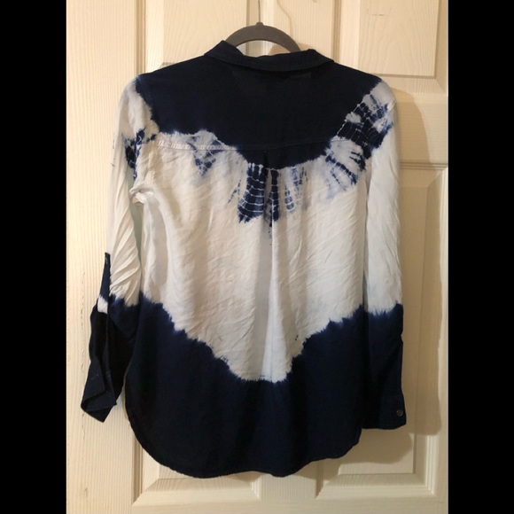 Rock & Republic button up rayon blouse XS - Picture 4 of 4